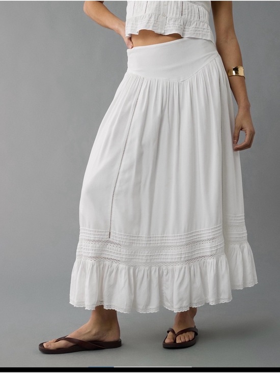 American Eagle Outfitters Dresses & Skirts - AE High -Waisted Ruffle Maxi Skirt